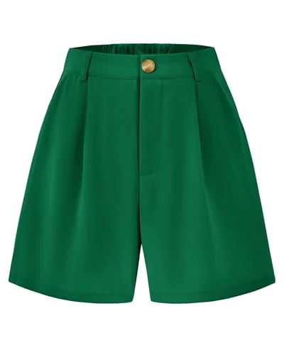 KIRUNDO High-Waist Shorts in Green