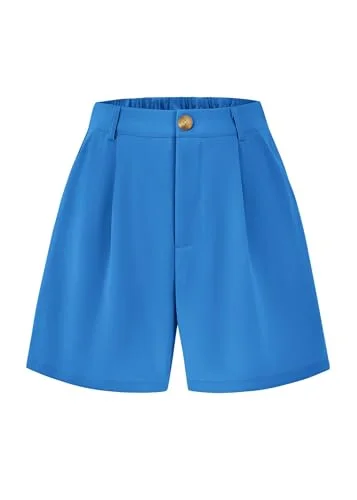 KIRUNDO High-Waist Shorts in Blue